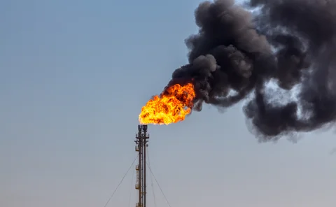 oil rig flare