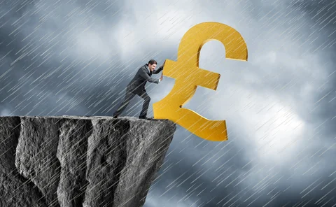 Pound off cliff