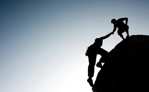Rock climbing