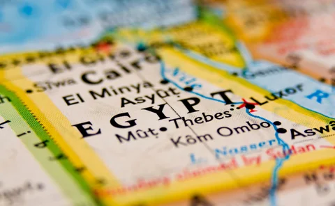 map of egypt