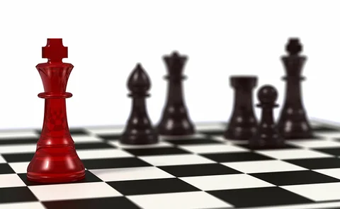 red chess piece