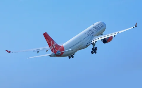 Virgin Atlantic aeroplane 