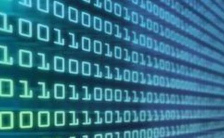 Binary code graphic